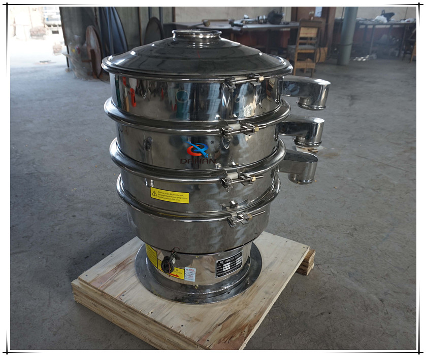 SUS 600mm double deck tapioca pearls vibrating sieve