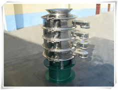 DH-400-3S hopper_mutilayer_powder_rotary vibration sieve