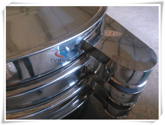 External polishing vibrating sieve