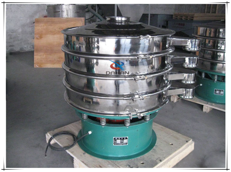 three layers rotary vibrating sieve