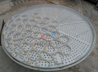 1800mm rotary vibrating screen mesh frame