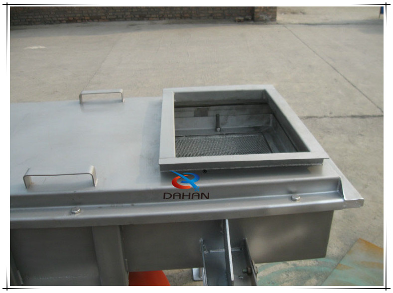 square vibrating separator screen feed inlet