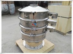 600mm 2-deck rye flour round vibrating sieve